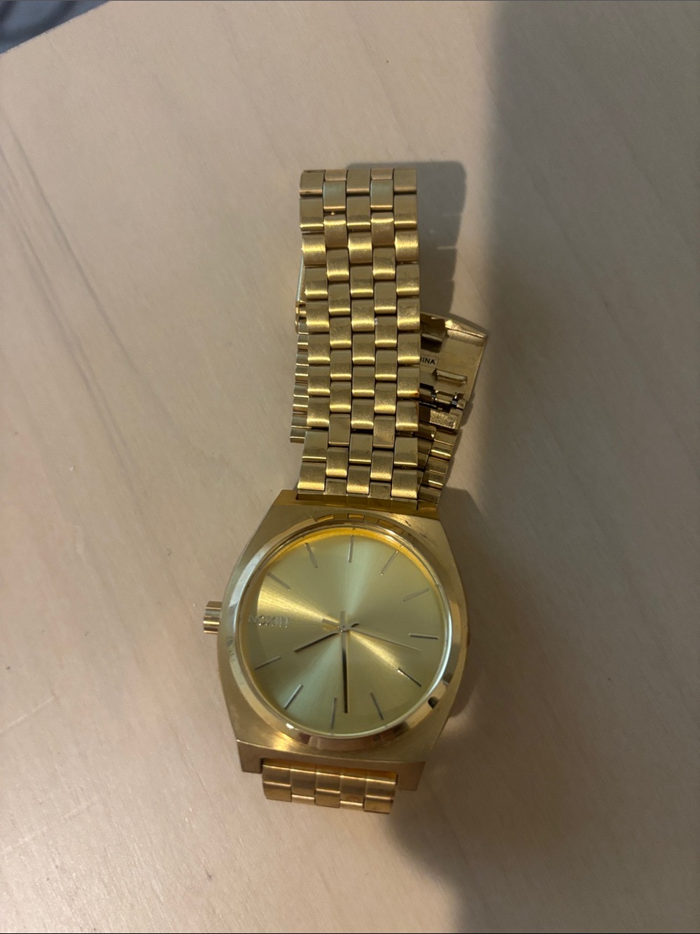 Nixon Gold-Tone Men's Bracelet Watch